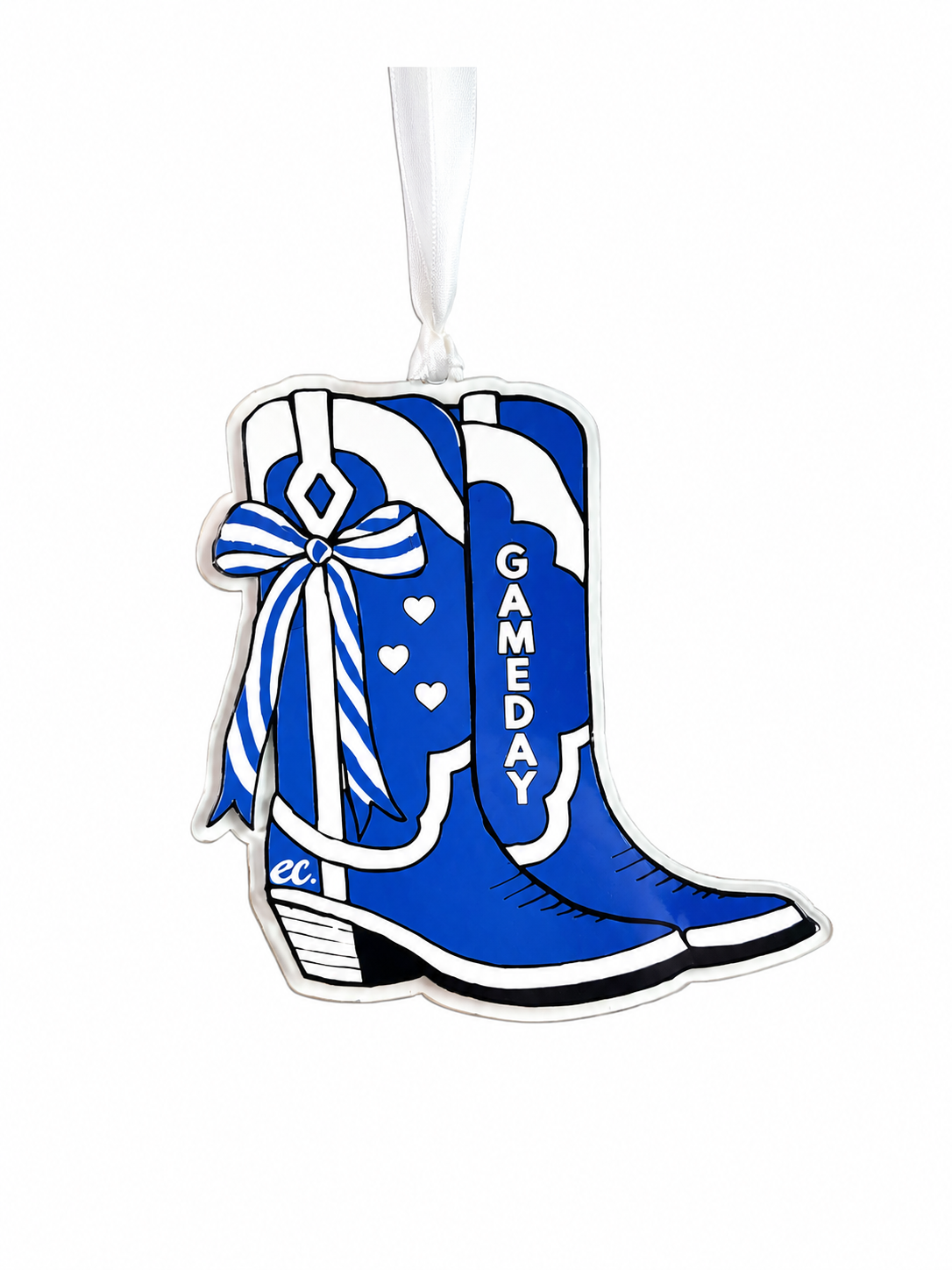 “Blue Suede Gameday” Ornament