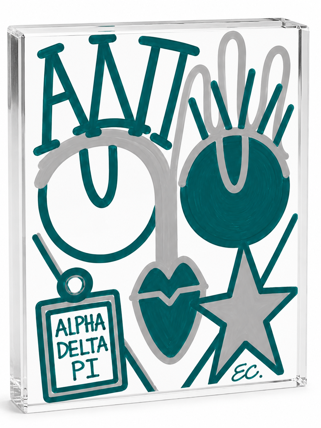 “Alpha Delta Pi Girl”Shelfie