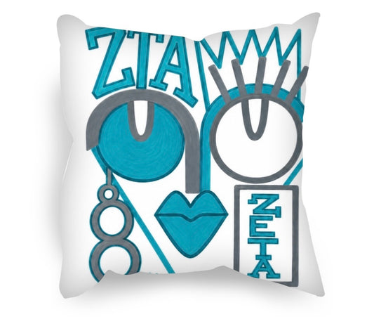 “Zeta Gal” Pillow Cover