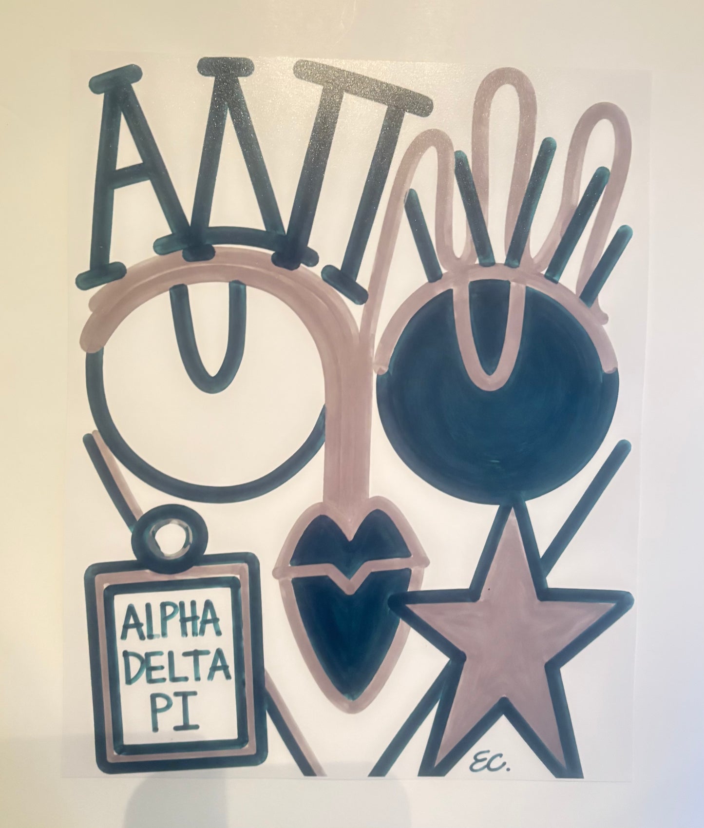 “A D PI Girl” Frameable