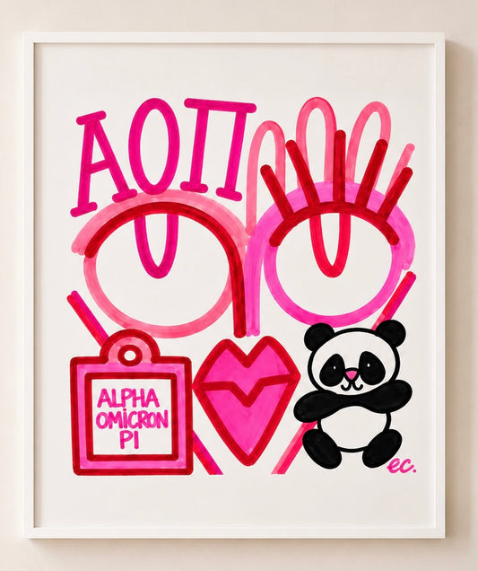 “A O PI Girl” Frameable