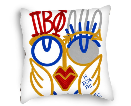 “Pi Phi Gal” Pillow Cover