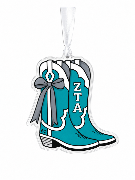 “Totally Turquoise” Zeta Ornament