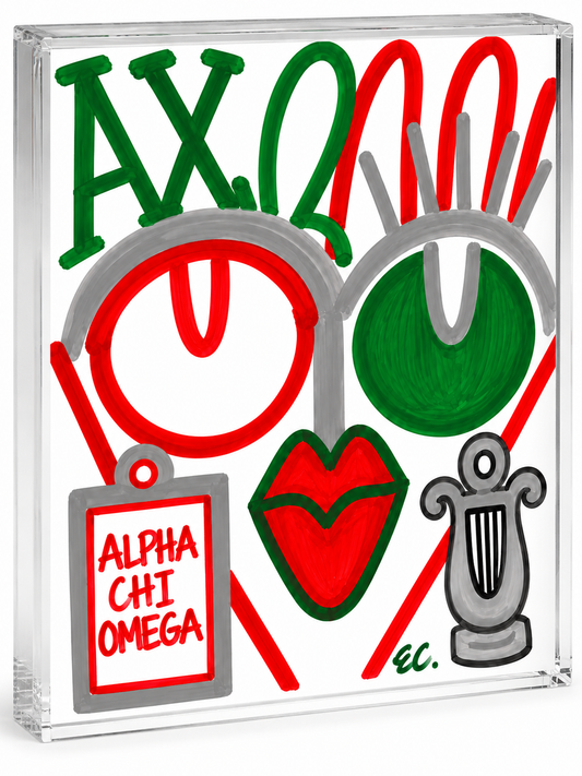 “Alpha Chi Omega Girl” Shelfie